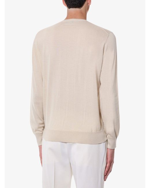 Zegna White Sweater for men