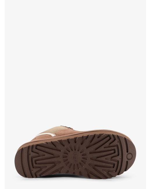 Ugg Brown Suede And Nylon Lowmel Sneakers