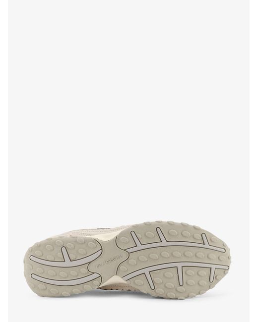 New Balance White Suede And Mesh Sneakers With Side Logo for men