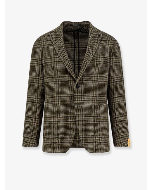 Tagliatore Green Wool Blend Blazer for men