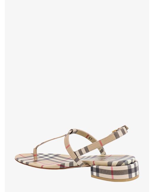 Burberry Natural Leather Sandals
