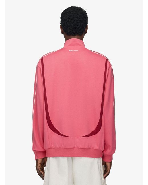Adidas Red Polyamide, Cotton And Elastane Sweatshirt