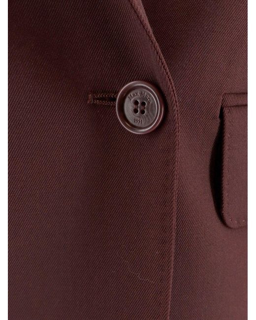 Max Mara Red Velvet Cotton Tracksuit Bottoms