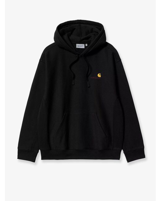 Carhartt Black Cotton Blend Sweatshirt for men
