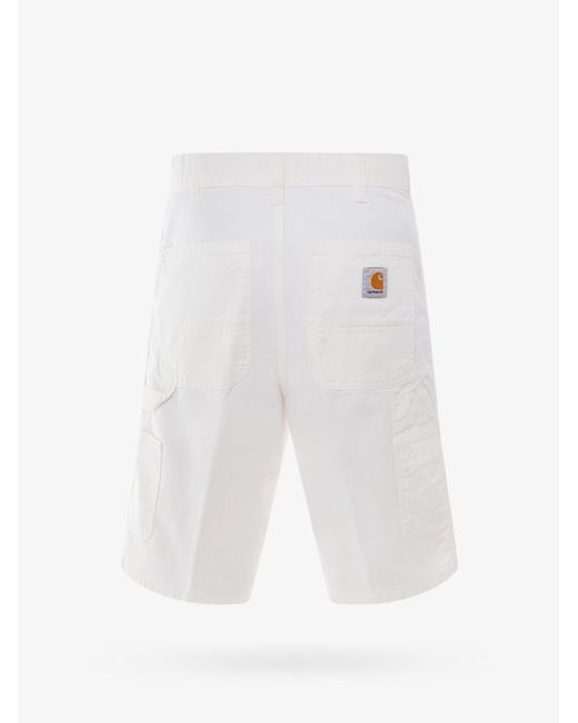 Carhartt White Bermuda Shorts for men