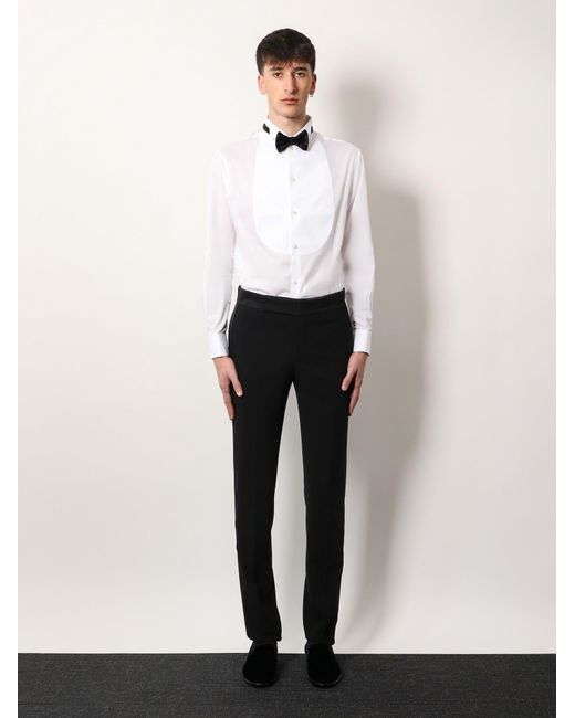 Giorgio Armani White Cotton Shirt for men