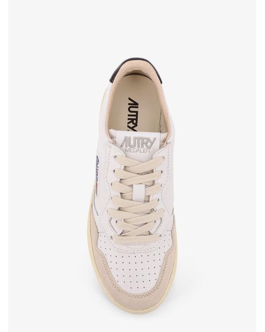 Autry White Sneakers Pelle/Suede