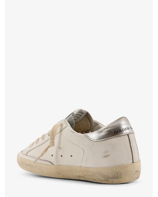 Sneakers Low-Top Super-Star Classic With List di Golden Goose Deluxe Brand in White