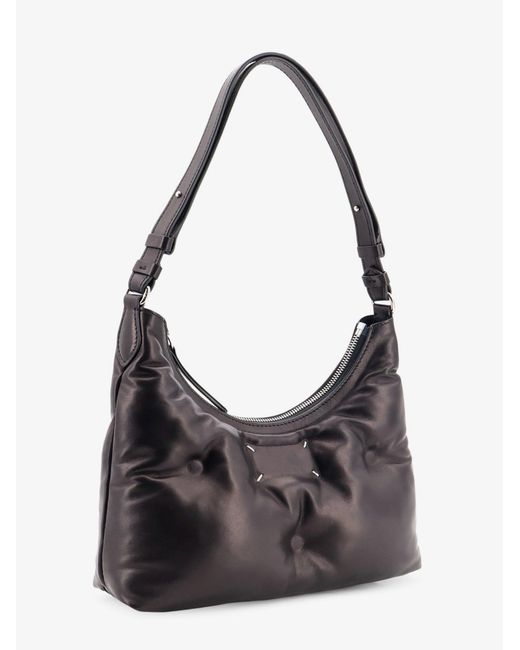 Maison Margiela Black Glam Slam Leather Shoulder Bag