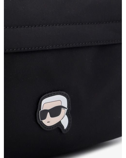 Karl Lagerfeld Black Backpack