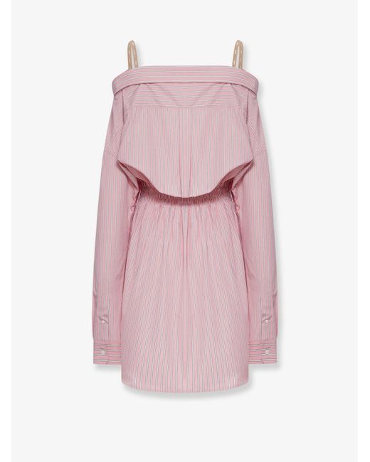 miu miu shirt dress Miu Miu Poplin Shirt-dress, Woman, Khaki, Size 40