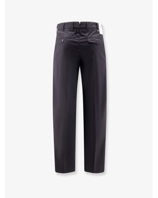 PT Torino Blue Reworked Michael Cotton Blend Trousers for men