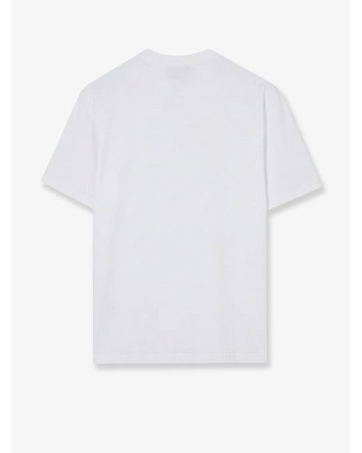 Gucci White Cotton T-Shirt With Firenze 1921 Print for men