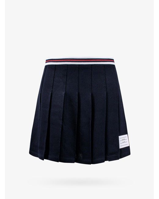 Thom Browne Blue Cotton Unlined Skirts