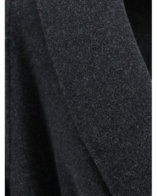 Hevò Black Alliste Wool Coat
