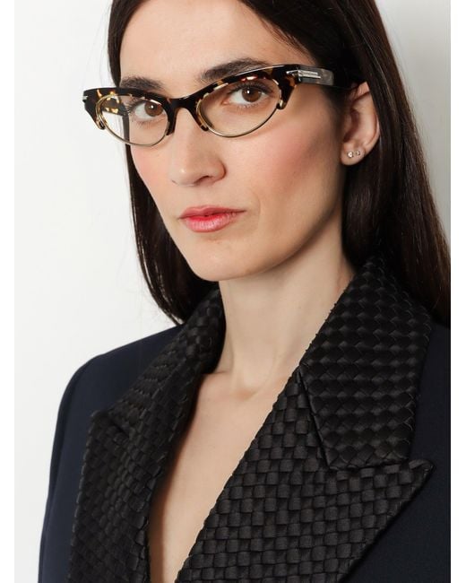 Bottega Veneta Multicolor Angle Acetate Sunglasses