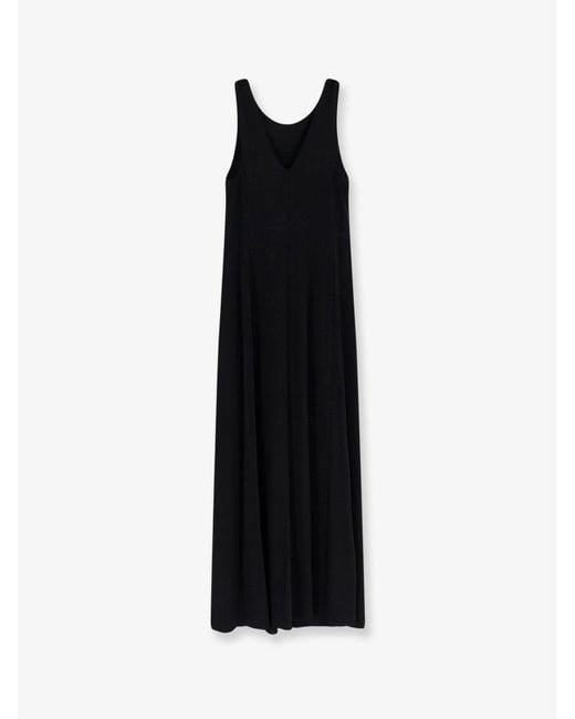 Max Mara Black Dresses Viscosa Elastan