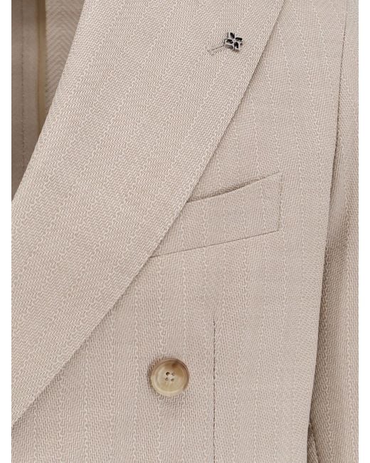 Tagliatore Natural Virgin Wool Blazer for men