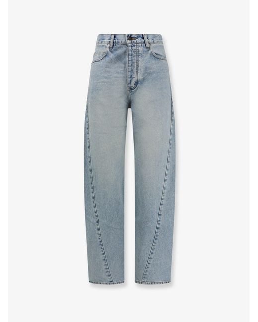 Balenciaga Blue Twisted Seam Jeans