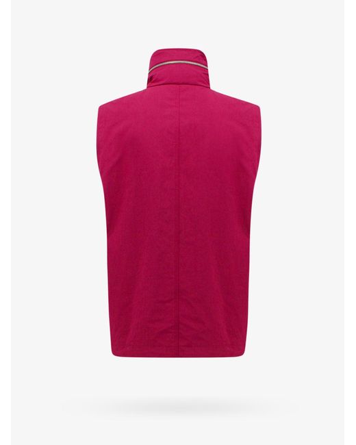Moncler Genius Pink Closure With Zip Jackets for men