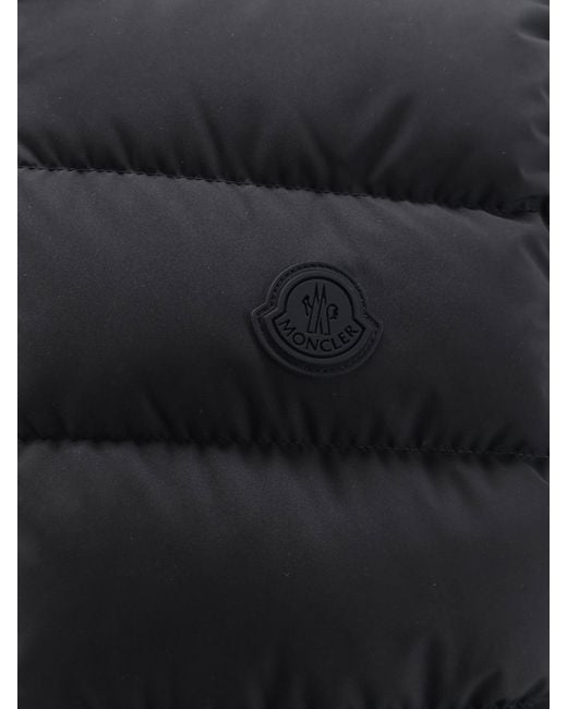 Moncler Black Arinella Matt Sleeveless Down Jacket for men