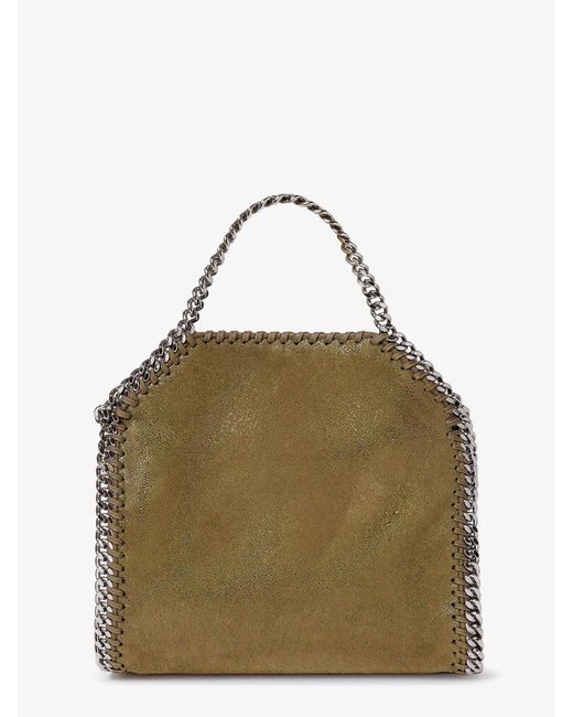 Stella McCartney Green Falabella Shaggy Deer Shoulder Bag