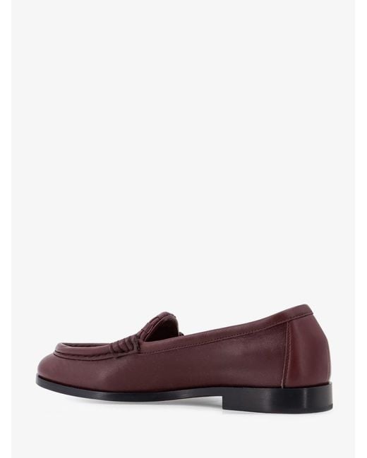 Bottega Veneta Brown Silenzio Leather Loafers With Intrecciato Pattern