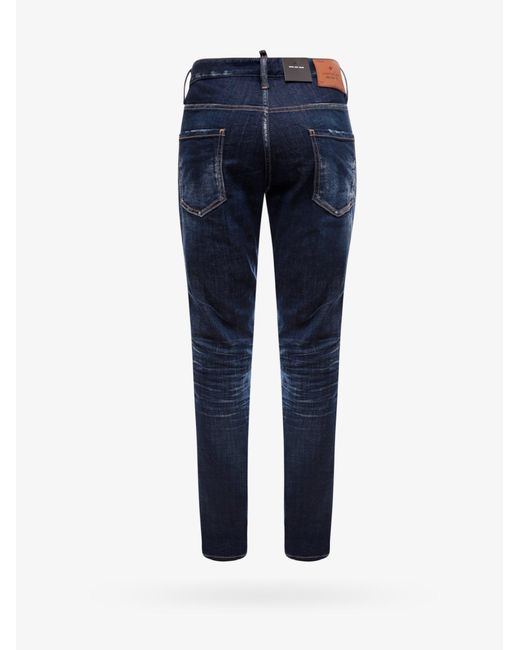 DSquared² Blue Closure With Buttons Jeans for men