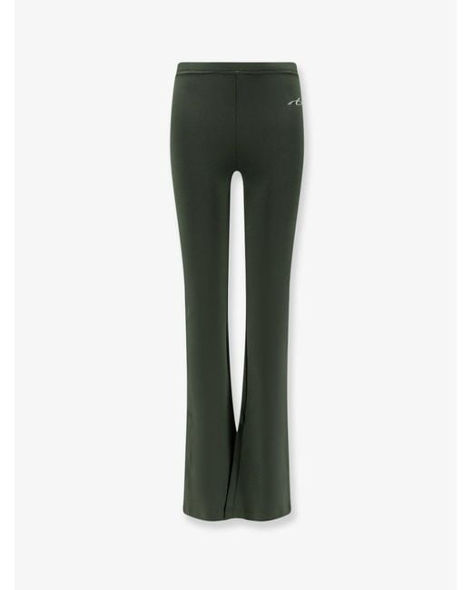 Balenciaga Green Techwear Flared Technical Fabric Leggings