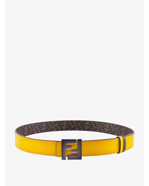 Fendi Yellow Belt for men