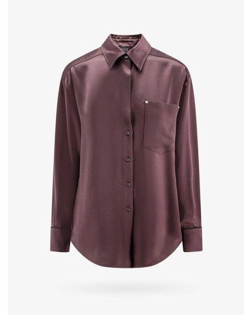 Pinko Purple Satin Shirt/Jacket