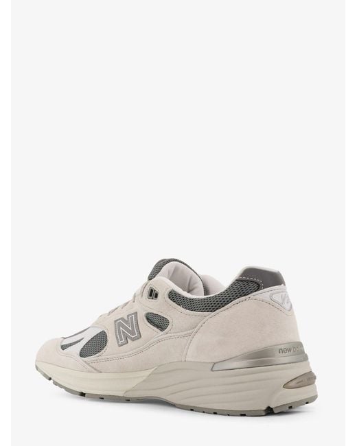 Sneakers Low-Top 991 di New Balance in White da Uomo