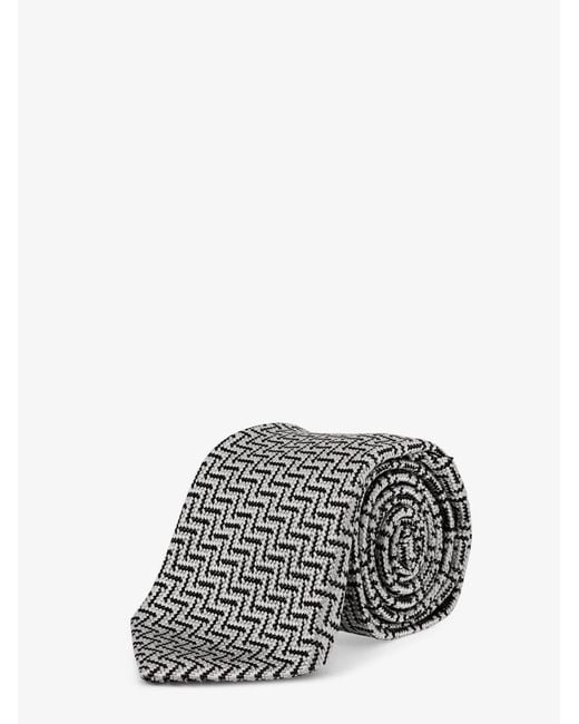 Tom Ford Gray Silk Tie for men