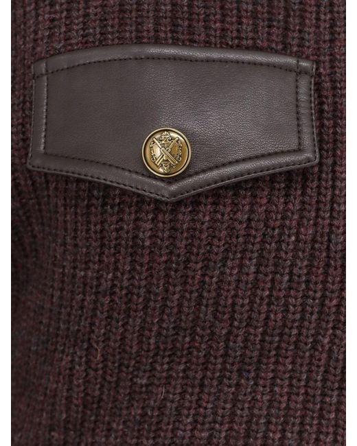Zimmermann Brown Valiant Utility Sweater Wool Blend