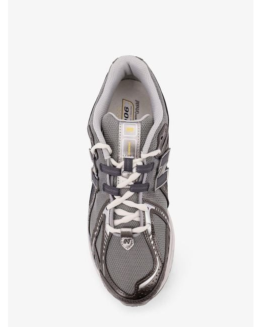 New Balance Gray 19064 Mesh Sneakers With Logo On The Side for men