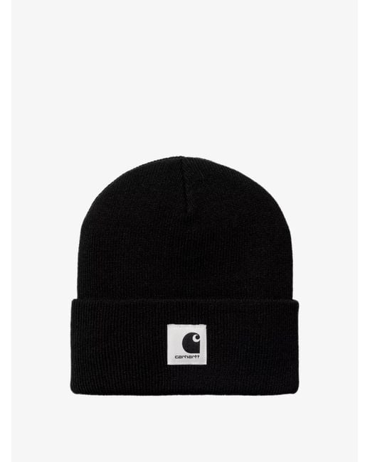 Carhartt Black Ashley Beanie With Logo for men