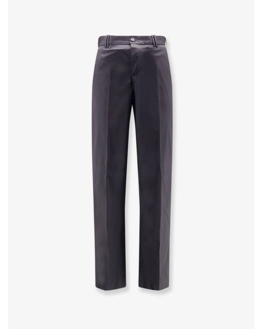 PT Torino Blue Reworked Michael Cotton Blend Trousers for men