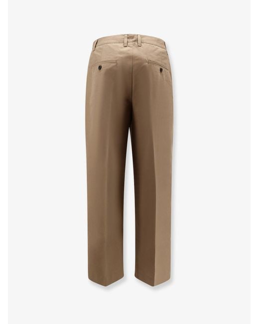 DUNST Natural Pleated Chino Slacks Trousers for men