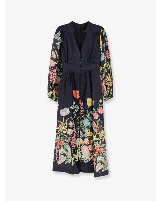 Lavi Blue Cassandra Natural Ramie Dress