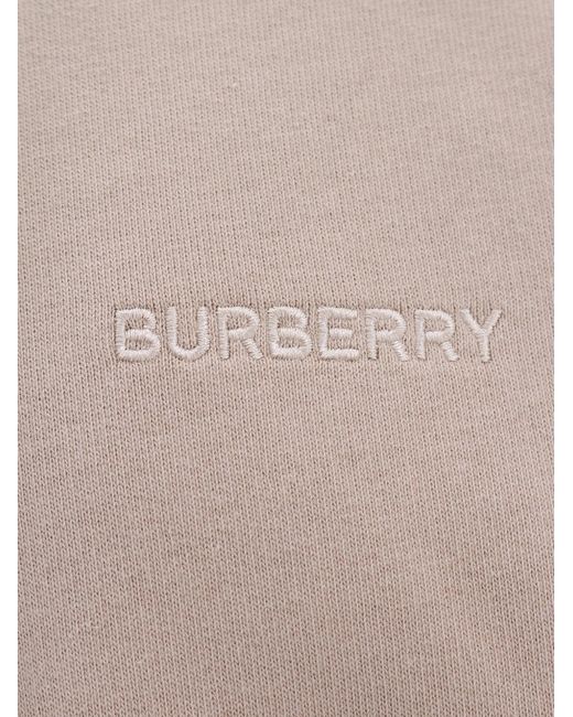 Burberry Gray Long Sleeves Slim Fit Cotton Sweatshirts for men