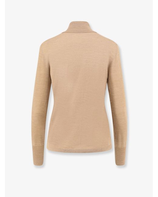 Aspesi Natural Virgin Wool Turtleneck