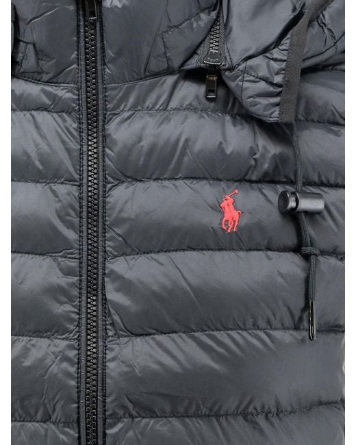 Polo Ralph Lauren Black Sleeveless Recycled Nylon Down Jacket