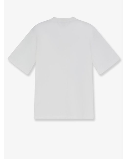 Bottega Veneta White Compact Cotton T-Shirt for men