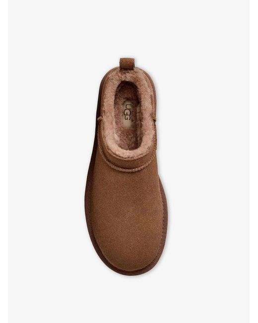 Ugg Brown W Classic Micro Boots