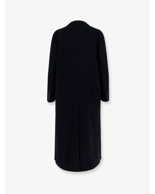 Hevò Black Lamiedolimpia Wool Coat