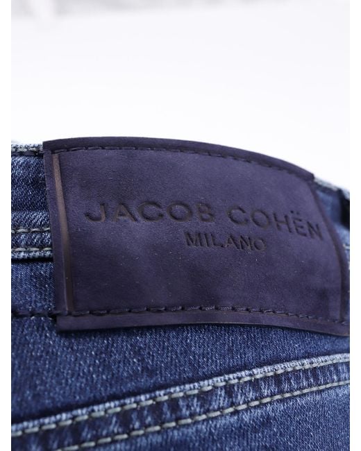 Jacob Cohen Blue Closure With Metal Buttons Jeans for men