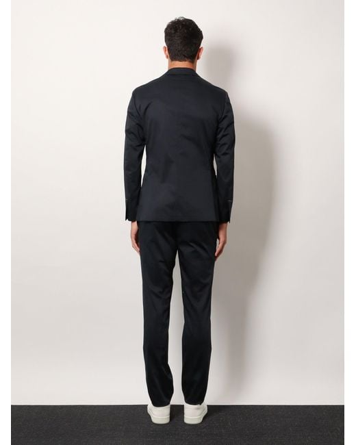 Tシャツ・カットソー LARDINI Stretch cotton suit with iconic removable brooch Lardini Stretch Cotton Suit With Iconic Removable Brooch in