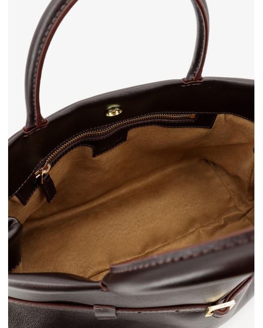MANU Atelier Brown Le Cambon 35 Leather Handbag