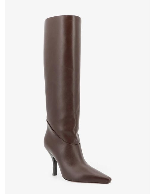 Paris Texas Brown Rose 95 Leather Boots