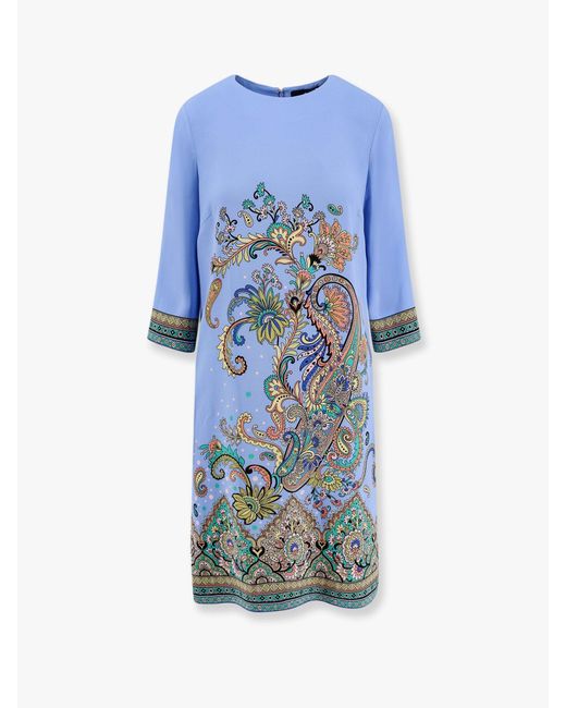【関税&送料込】Etro Viscose Blend Dress With Iconic Print Etro Viscose Blend Dress Iconic Print | eBay